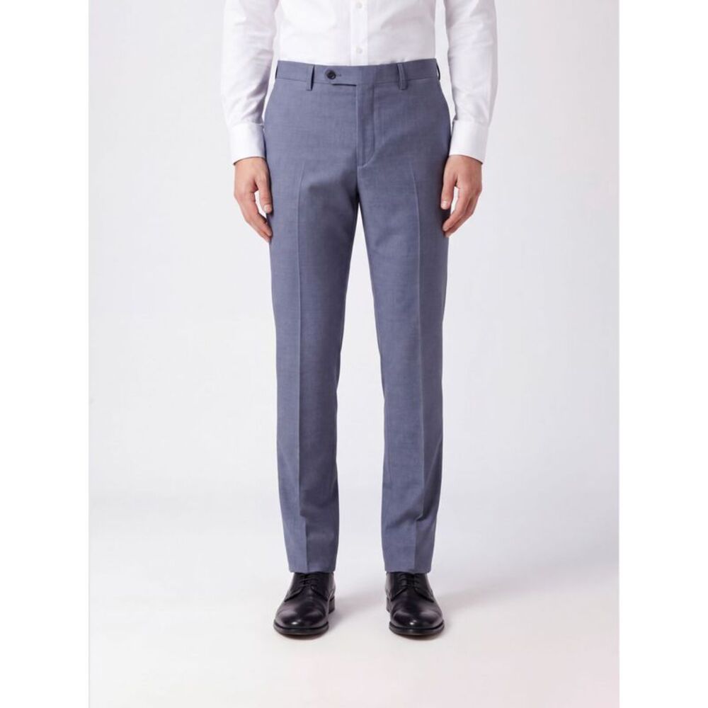 Incotex Men Incotex Slim Fit Wool Flannel Chinos With Off-Centre Closure